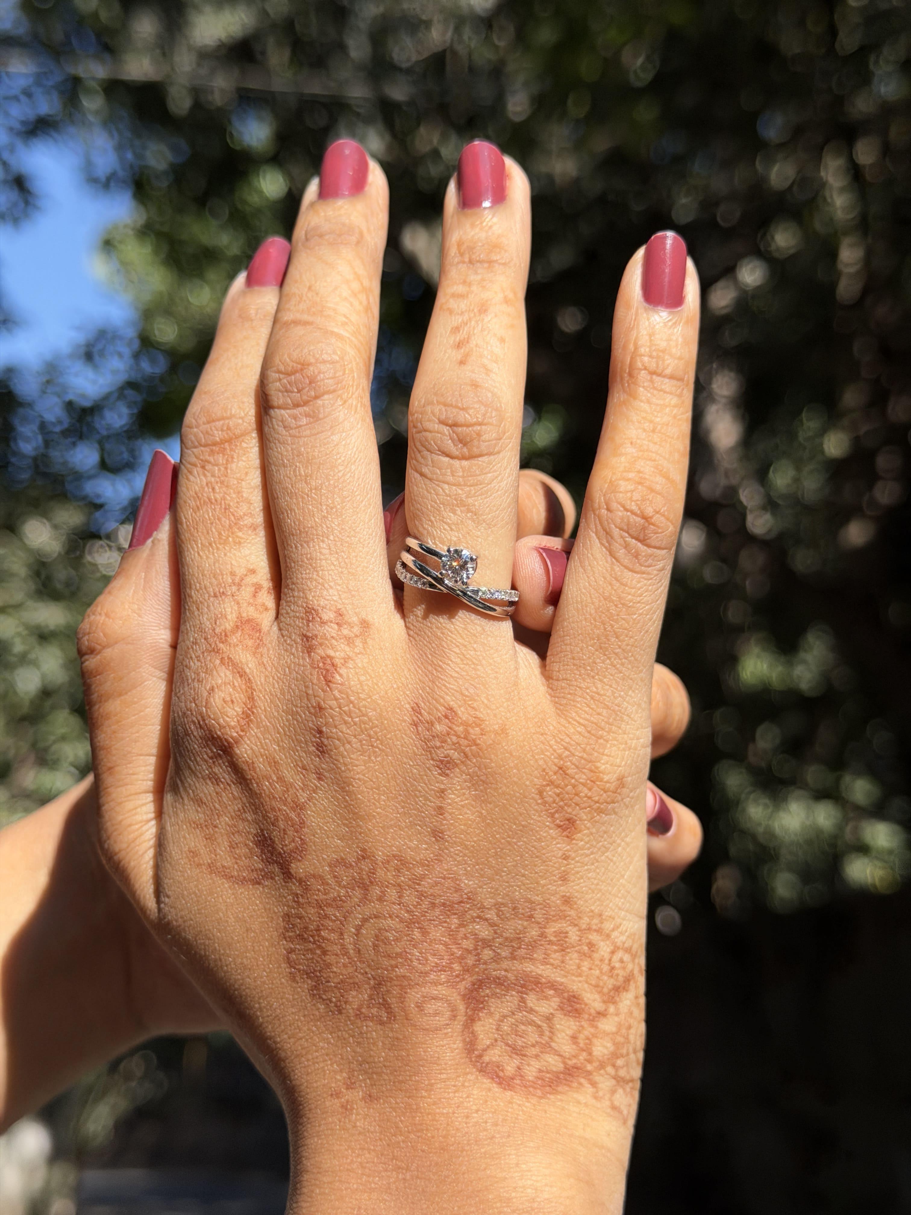 The Entwined Solitaire Ring - Product Image 3