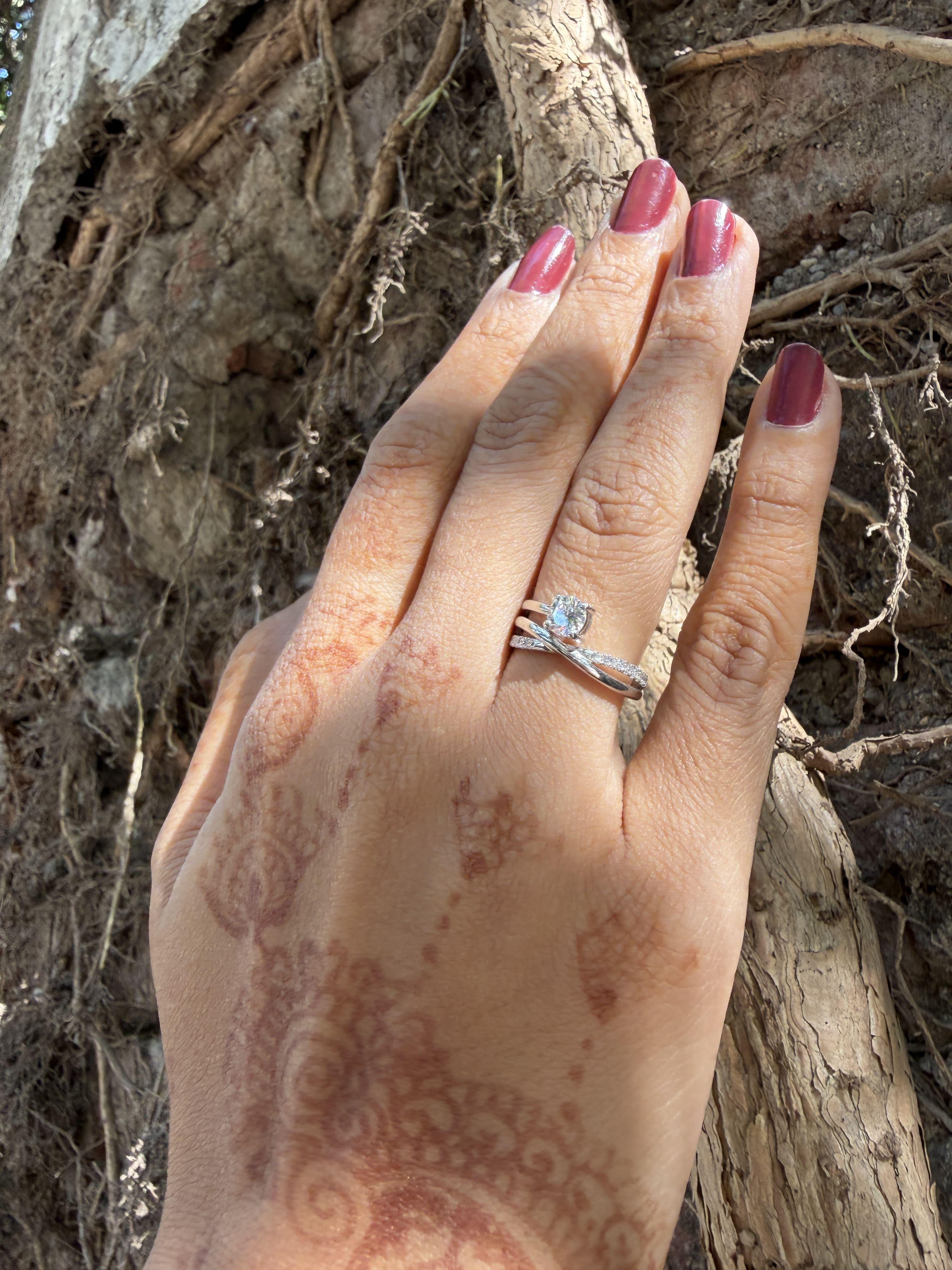 The Entwined Solitaire Ring - Product Image 4